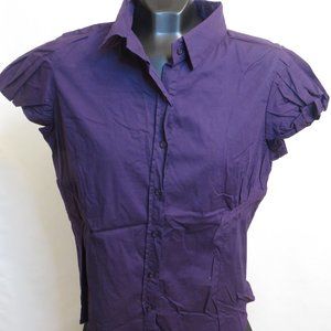 Request:  Purple Button Up Blouse